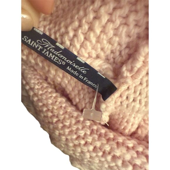 Saint James Women's Pink Cowl Neck Pullover Sweater Size 6 Casual - Picture 11 of 11